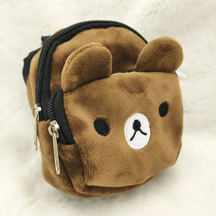 Dog Backpack Soft Pet Snack Bag Puppy Cute School Bag Convenient Large-capacity Portable Pet Carrier Bag Outdoor Pet Supplies